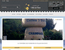 Tablet Screenshot of celles-sur-ource.com